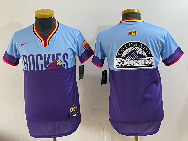 Youth Colorado Rockies #15 Goodman white MLB 2026 jersey 08101